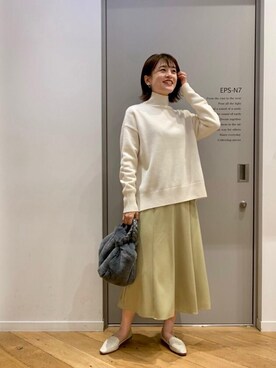 エールデルクールブラン天神地下街店スタッフさん（レディース・161cm）の秋コーディネート