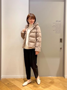 エールデルクールブラン天神地下街店スタッフさん（レディース・161cm）の秋コーディネート