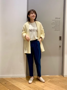 エールデルクールブラン天神地下街店スタッフさん(レディース・161cm)の冬コーディネート