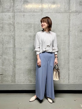 エールデルクールブラン天神地下街店スタッフさん(レディース・161cm)の冬コーディネート