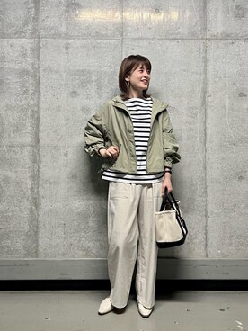 エールデルクールブラン天神地下街店スタッフさん（レディース・161cm）の春コーディネート