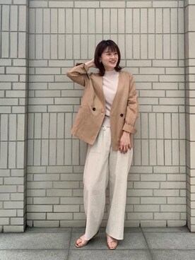 エールデルクールブラン天神地下街店スタッフさん(レディース・161cm)の春コーディネート