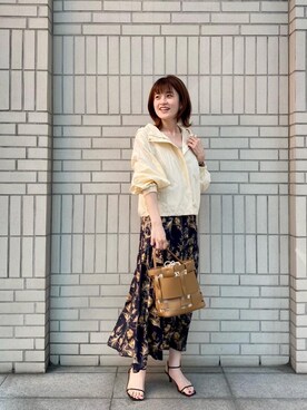 エールデルクールブラン天神地下街店スタッフさん（レディース・161cm）の春コーディネート