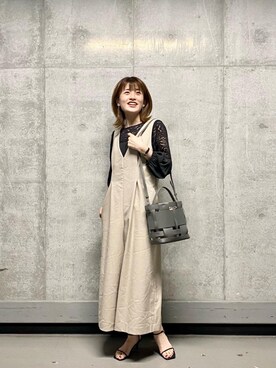 エールデルクールブラン天神地下街店スタッフさん（レディース・161cm）の春コーディネート