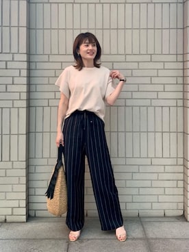 エールデルクールブラン天神地下街店スタッフさん(レディース・161cm)の春コーディネート