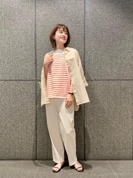 エールデルクールブラン天神地下街店スタッフさん(レディース・161cm)の夏コーディネート
