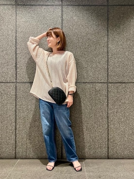 エールデルクールブラン天神地下街店スタッフさん(レディース・161cm)の夏コーディネート