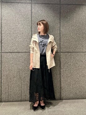 エールデルクールブラン天神地下街店スタッフさん（レディース・161cm）の夏コーディネート