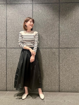 エールデルクールブラン天神地下街店スタッフさん（レディース・161cm）の夏コーディネート