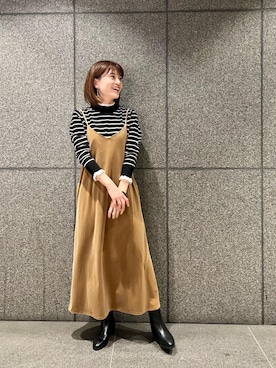 エールデルクールブラン天神地下街店スタッフさん(レディース・161cm)の秋コーディネート