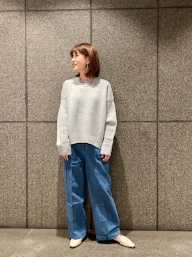 エールデルクールブラン天神地下街店スタッフさん（レディース・161cm）の秋コーディネート