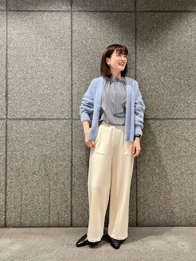 エールデルクールブラン天神地下街店スタッフさん（レディース・161cm）の秋コーディネート