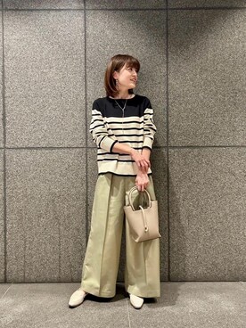 エールデルクールブラン天神地下街店スタッフさん(レディース・161cm)の冬コーディネート