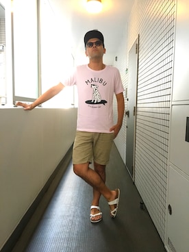 「fLAnsisCA（フランシスカ）のアイテム」を使った、土佐兄弟　兄　たくやさん（メンズ・182cm）の秋コーディネート