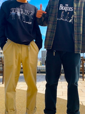 「CIAOPANIC（チャオパニック）のアイテム（その他アウター）」を使った、まてゅさん（メンズ・175cm）の夏コーディネート