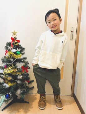 aaoshanさん（キッズ・100cm）の冬コーディネート