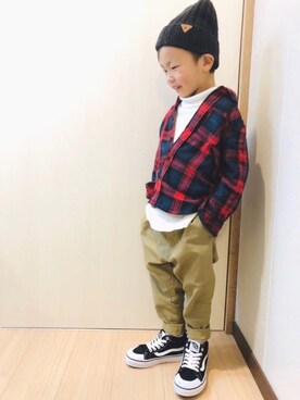 aaoshanさん(キッズ・100cm)の冬コーディネート