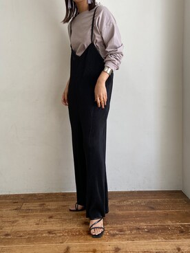 「Shelly island（シェリーアイランド）のアイテム」を使った、ほしかよさん（レディース・168cm）の秋コーディネート