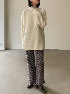 ほしかよさん（レディース・168cm）の秋コーディネート