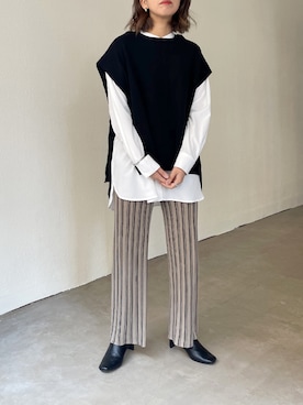 「Shelly island（シェリーアイランド）のアイテム」を使った、ほしかよさん（レディース・168cm）の冬コーディネート