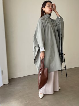 「Shelly island（シェリーアイランド）のアイテム」を使った、ほしかよさん（レディース・168cm）の冬コーディネート