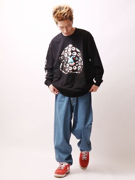 スウェットを使った ラフ のメンズ人気ファッションコーディネート Wear