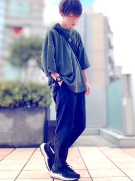 梅雨さん（メンズ・158cm）の夏コーディネート