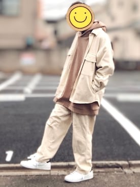 「UNIQLO（ユニクロ）の50色ソックス（消臭機能付き）（ソックス/靴下）」を使った、梅雨さん（メンズ・158cm）の冬コーディネート