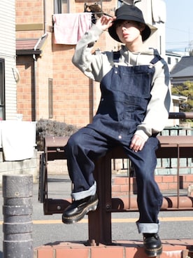 「UNIQLO（ユニクロ）の50色ソックス（消臭機能付き）（ソックス/靴下）」を使った、梅雨さん（メンズ・158cm）の冬コーディネート