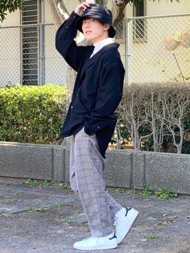 梅雨さん（メンズ・158cm）の春コーディネート