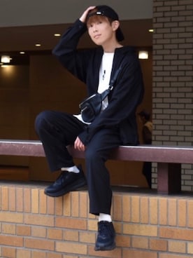 梅雨さん（メンズ・158cm）の春コーディネート