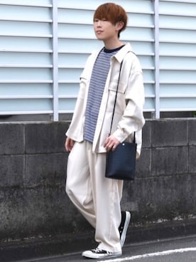 梅雨さん（メンズ・158cm）の春コーディネート