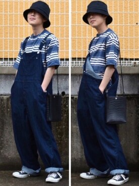 「ADRER（アドラー）の【ADRER】surgical stainless necklace / サージカルステンレスネックレス（ネックレス）」を使った、梅雨さん（メンズ・158cm）の春コーディネート