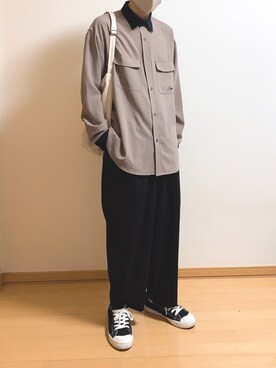 えあろさん（メンズ・169cm）の春コーディネート