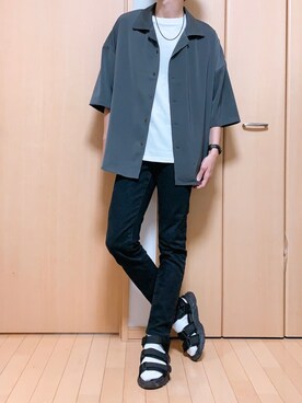 えあろさん(メンズ・169cm)の春コーディネート