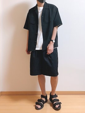 えあろさん(メンズ・169cm)の夏コーディネート