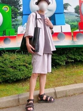 えあろさん（メンズ・169cm）の夏コーディネート