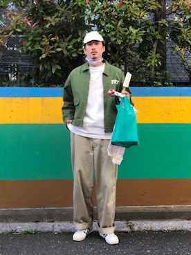 「CIOTA（シオタ）のアイテム」を使った、takukatsukawaさん（メンズ・177cm）の夏コーディネート