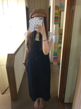「OZOC（オゾック）のアイテム（アクセサリー）」を使った、ぴんさん（レディース・158cm）の秋コーディネート