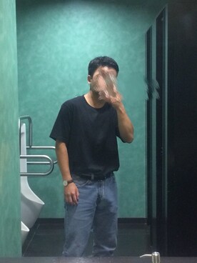 「505」｜「アイテム（スニーカー）」を使った、Yosuke さん（メンズ・167cm）の夏コーディネート