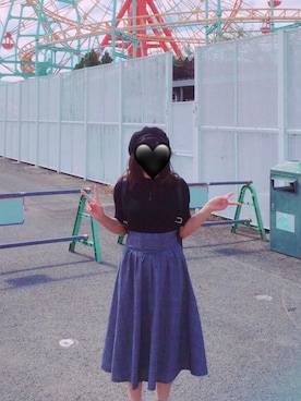 「SPINNS（スピンズ）のアイテム（バックパック/リュック）」を使った、コカリさん（レディース・158cm）の冬コーディネート