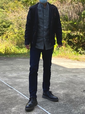 「Pretty Green（プリティーグリーン）のアイテム」を使った、Samuおじコーデを考えるDiet中さん（メンズ・172cm）の秋コーディネート