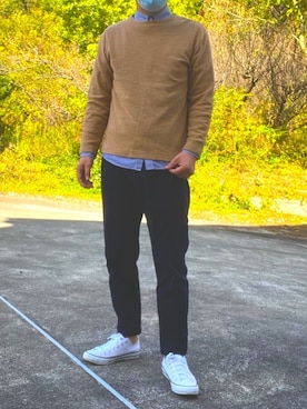 「Pretty Green（プリティーグリーン）のアイテム」を使った、Samuおじコーデを考えるDiet中さん（メンズ・171cm）の秋コーディネート