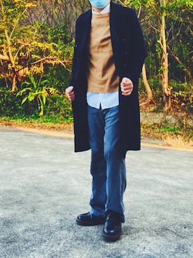 「Pretty Green（プリティーグリーン）のアイテム」を使った、Samuおじコーデを考えるDiet中さん（メンズ・171cm）の秋コーディネート