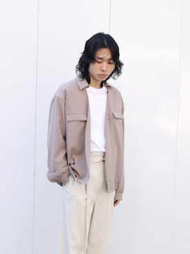 「Toironier（トワロニエ）のアイテム（ブルゾン）」を使った、山崎慶太朗　GARDEN渋谷さん（メンズ・171cm）の夏コーディネート