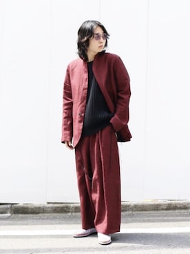 「VERYNERD（ベリーナード）のアイテム」を使った、山崎慶太朗　GARDEN渋谷さん（メンズ・171cm）の夏コーディネート