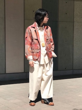 「VERYNERD（ベリーナード）のアイテム」を使った、山崎慶太朗　GARDEN渋谷さん（メンズ・171cm）の夏コーディネート