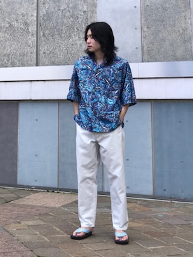 山崎慶太朗　GARDEN渋谷さん（メンズ・171cm）の夏コーディネート
