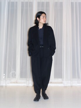 「ROBES&CONFECTIONS（ローブスコンフェクションズ）のアイテム（ジャケット/アウター）」を使った、山崎慶太朗　GARDEN渋谷さん（メンズ・171cm）の夏コーディネート