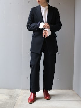 「Marie Ohira」｜「アイテム（ジャケット/アウター）」を使った、山崎慶太朗　GARDEN渋谷さん（メンズ・171cm）の秋コーディネート